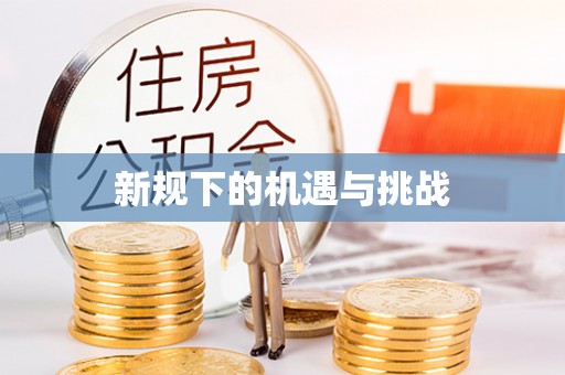 怀柔新规下的机遇与挑战