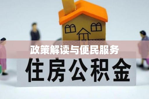 怀柔政策解读与便民服务